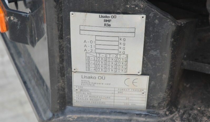 BMF 10T2 + BMF720 VYVÁŽECÍ VLEK S HYDRAULICKOU RUKOU – 13497 full