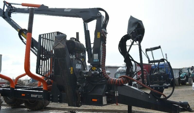 BMF 10T2 + BMF720 VYVÁŽECÍ VLEK S HYDRAULICKOU RUKOU – 13497 full