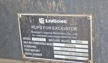 LIUGONG 926F PÁSOVÉ RYPADLO + PŘÍSLUŠENSTVÍ – 13793 full