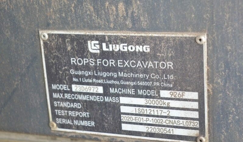LIUGONG 926F PÁSOVÉ RYPADLO + PŘÍSLUŠENSTVÍ – 13793 full