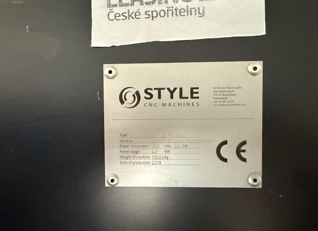 STYLE BT2000 CNC FRÉZKA – 13962 full